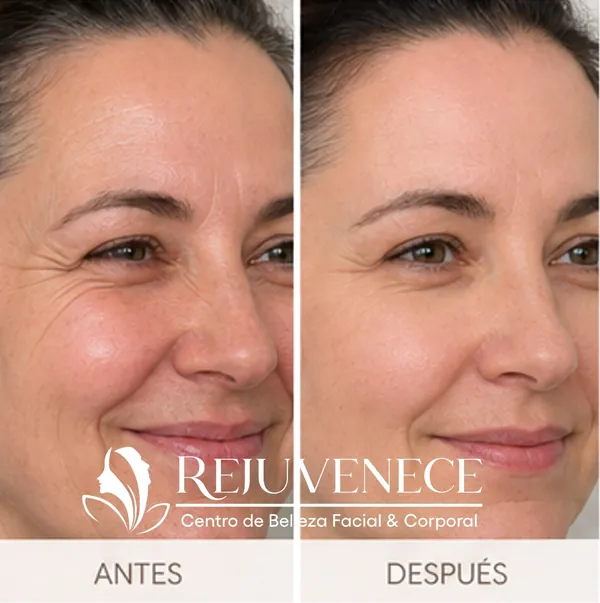 Antes y después Botox