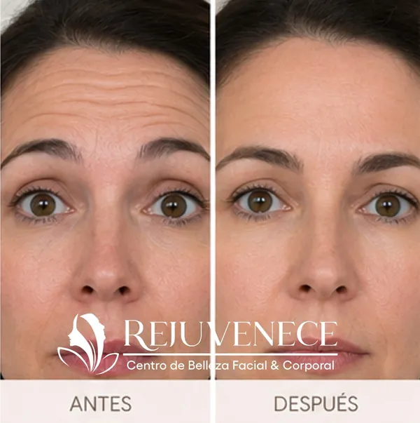 Aplicación Botox resultados